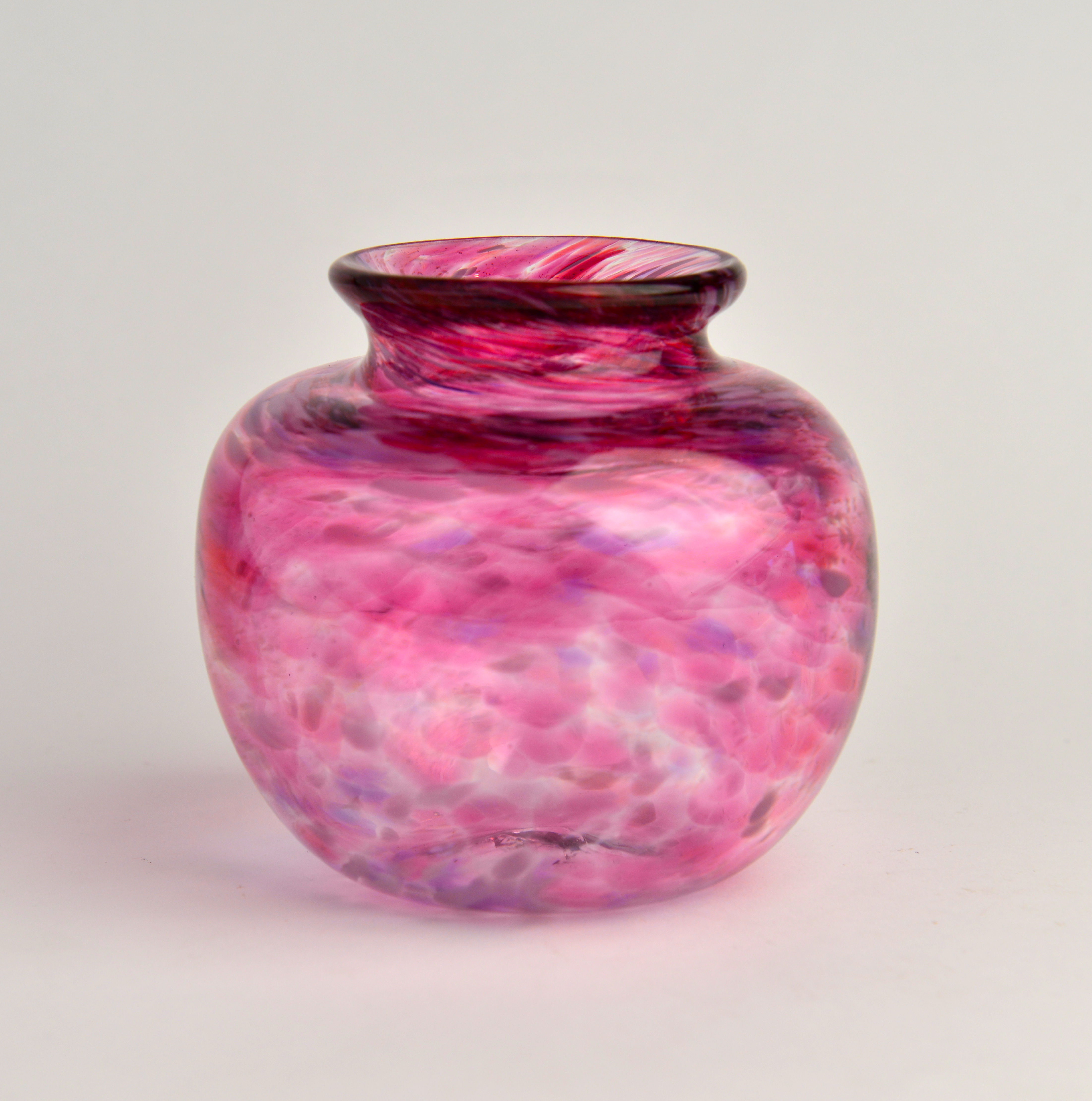 Pink Short Round Vase