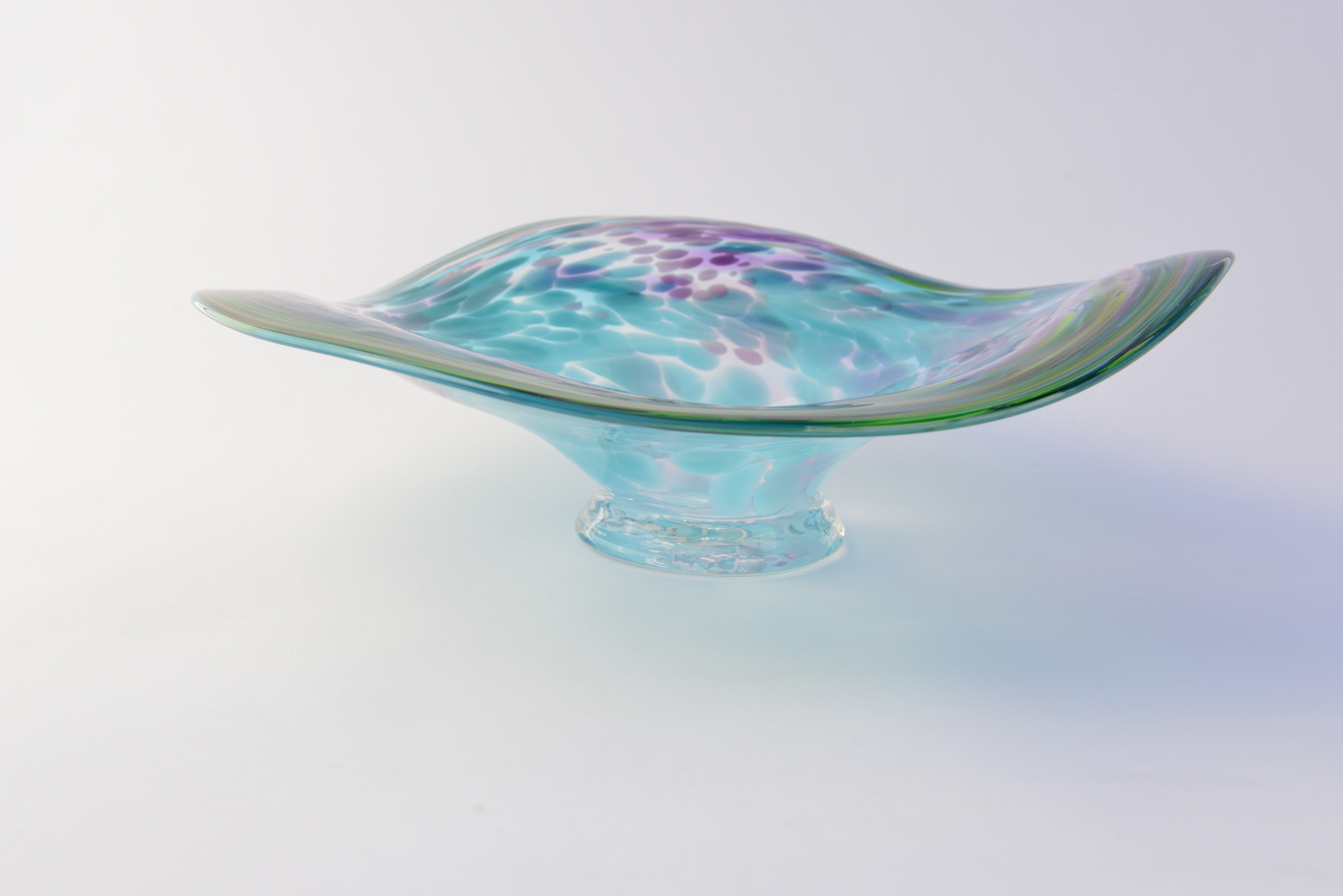 Turquoise wave bowl