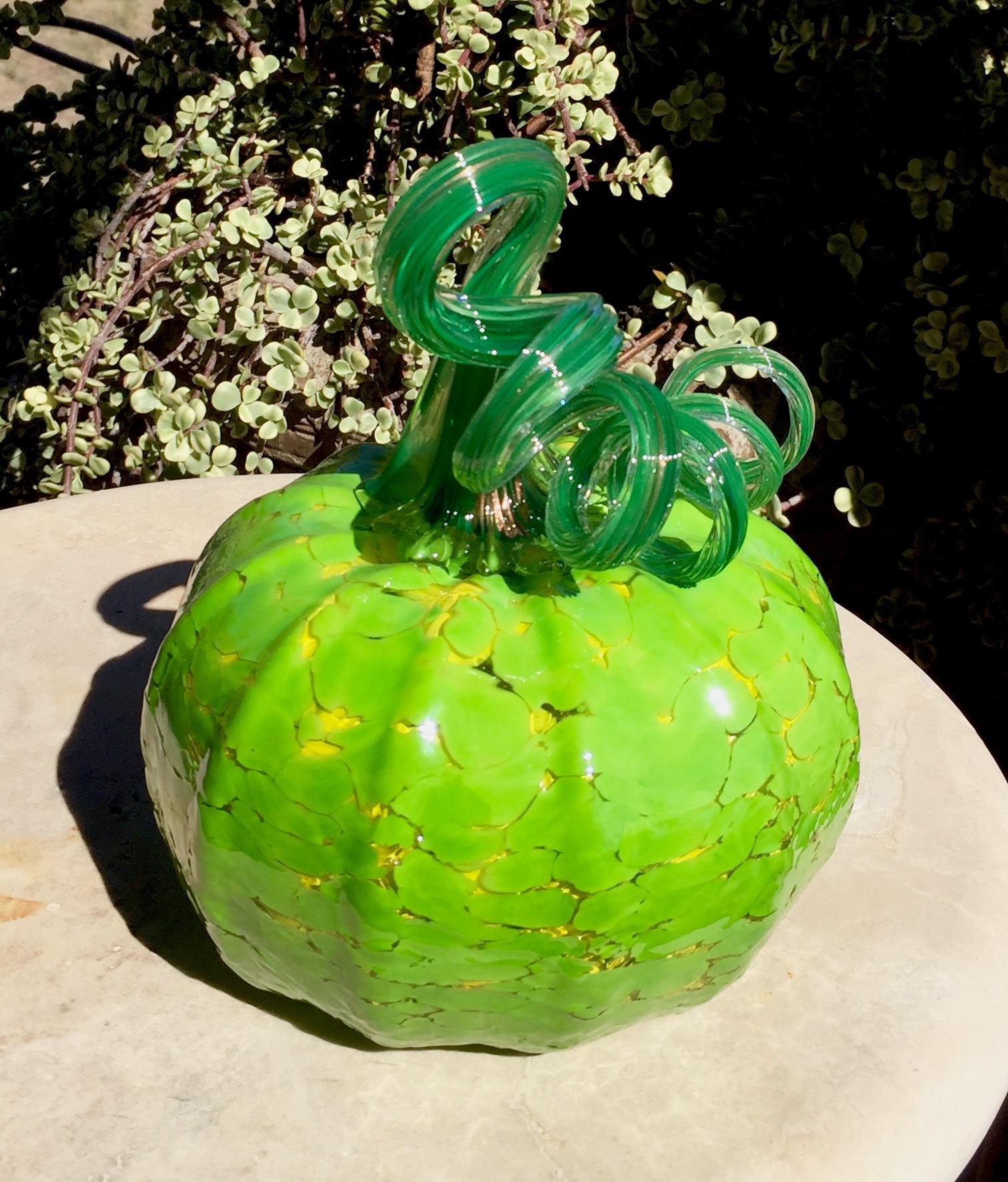 Lime green and Yellow Pumpkin