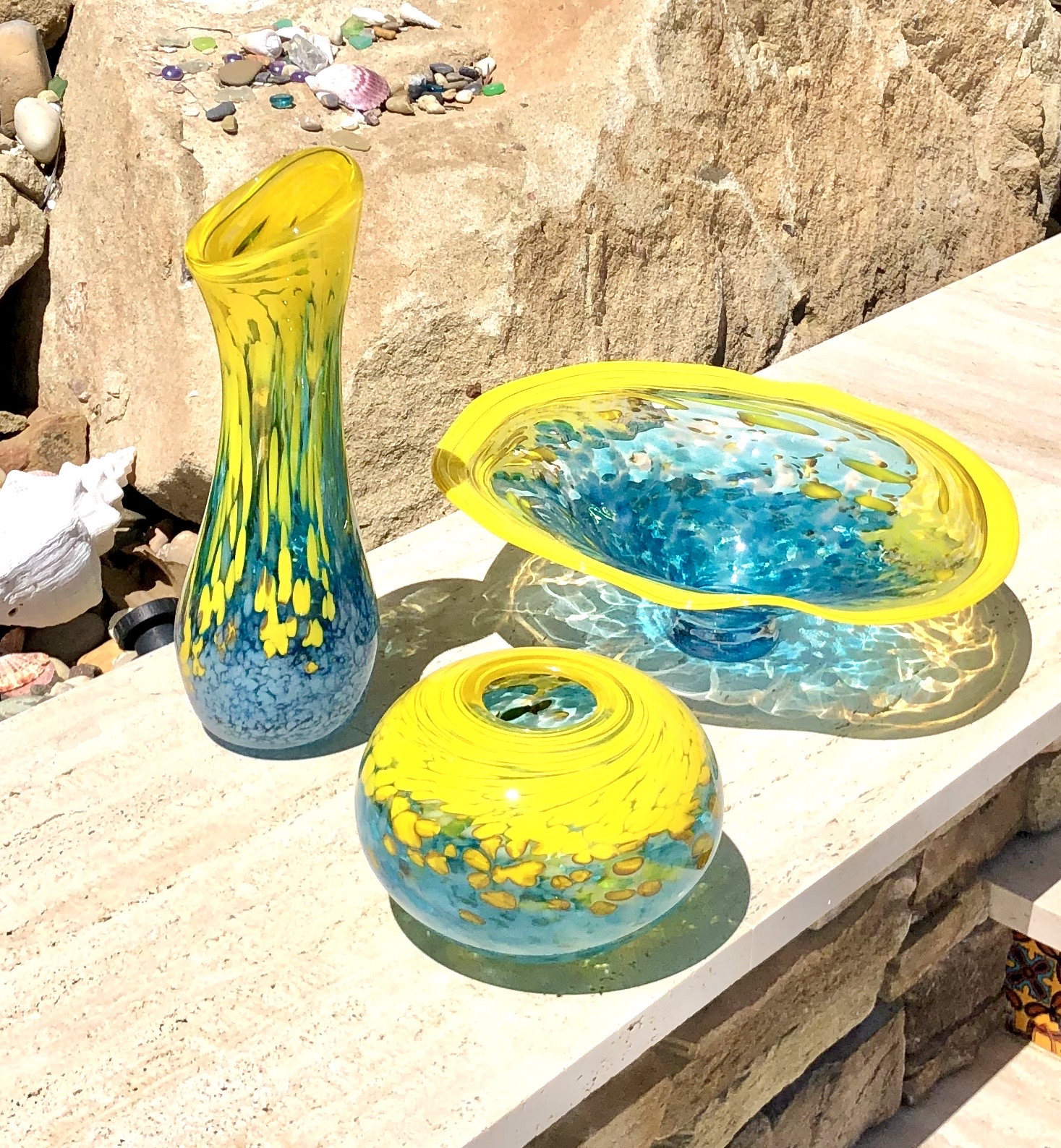 Turquoise and Yellow Summer Collection